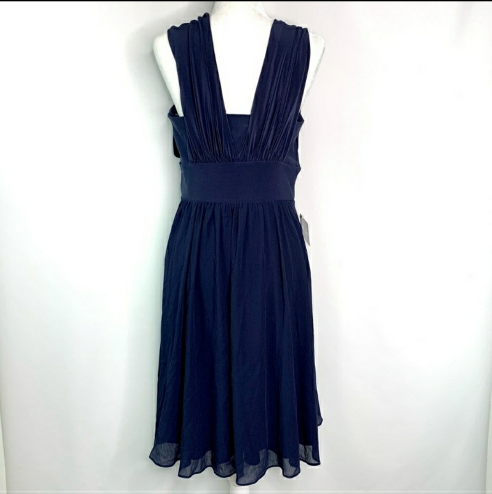 White House Black Market Navy Dress NOT NWT - Picture 7 of 9